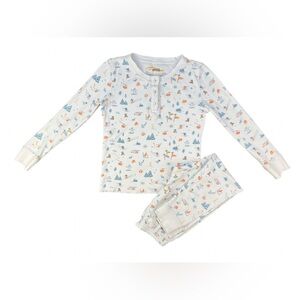 PETIDOUX 2 Pc Pima Morning Ski Pajama Set- 5